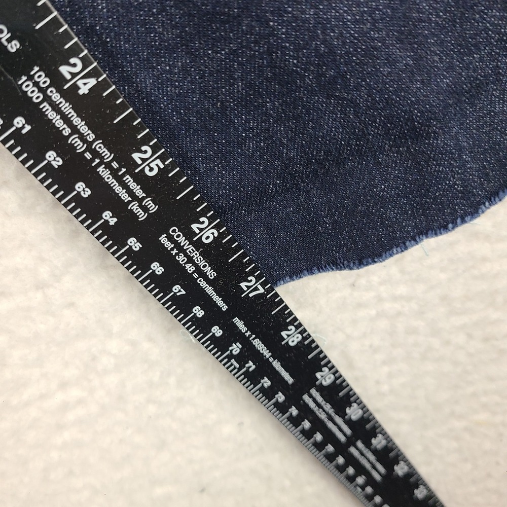 Democracy Jeans Womens 2 Blue Ab Solution Skinny Distress Dark Wash Denim‎ - Picture 6 of 13